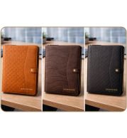 Leather Organizer Folder – Elegant Leather Organizer Folder for A4 Documents
